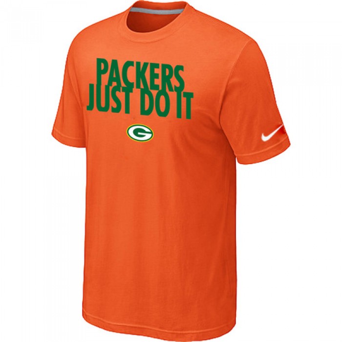 NFL Green Bay Packers Just Do It Orange T-Shirt