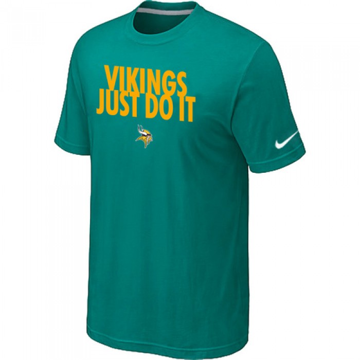 NFL Minnesota Vikings Just Do It Green T-Shirt