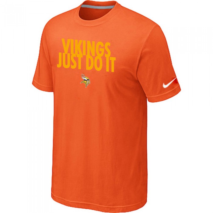 NFL Minnesota Vikings Just Do It Orange T-Shirt