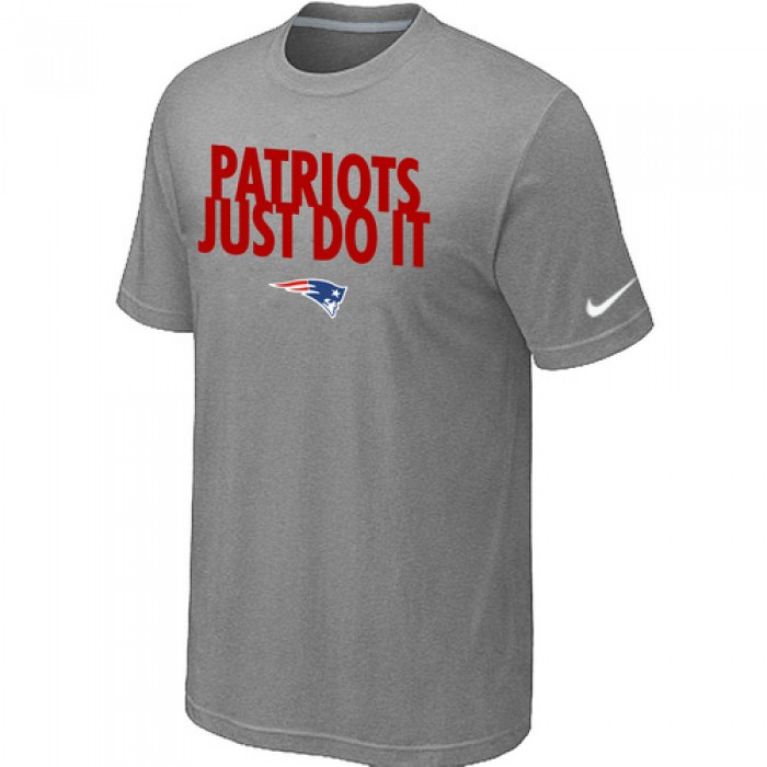 NFL New England Patriots Just Do It L.Grey T-Shirt