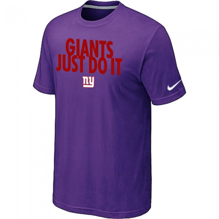 NFL New York Giants Just Do It Purple T-Shirt
