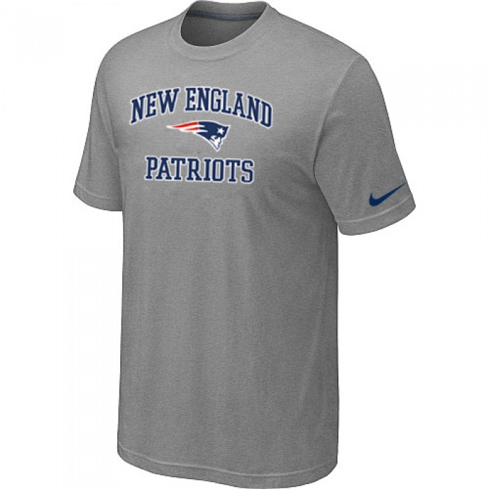 New England Patriots Heart & Soul Light grey T-Shirt