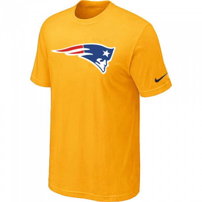New England Patriots Sideline Legend Authentic Logo T-Shirt Yellow