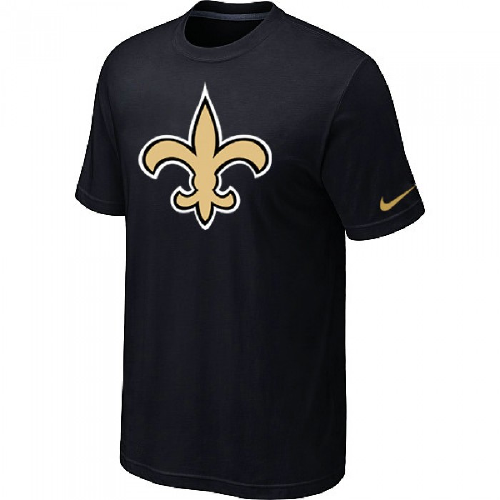 New Orleans Saints Sideline Legend Authentic Logo T-Shirt Black