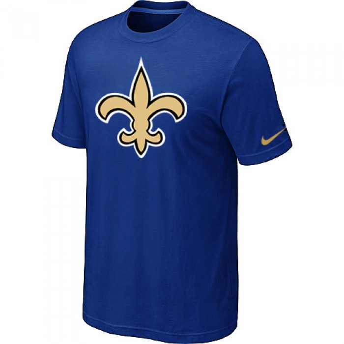 New Orleans Saints Sideline Legend Authentic Logo T-Shirt Blue