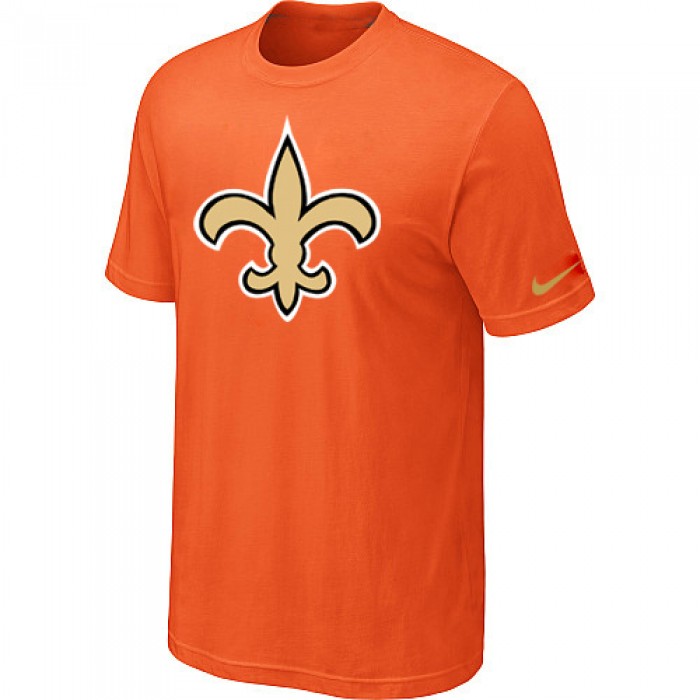 New Orleans Saints Sideline Legend Authentic Logo T-Shirt Orange
