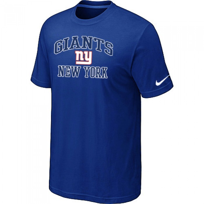 New York Giants Heart & Soul Blue T-Shirt