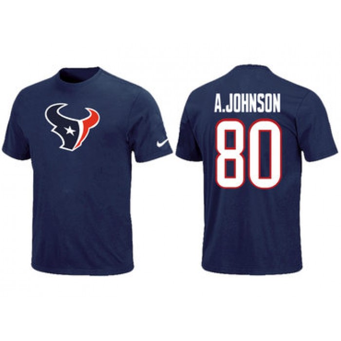 Nike Houston Texans Andre Johnson Name & Number T-Shirt