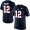 Nike New England Patriots #12 Tom Brady Blue Superbowl T-shirt