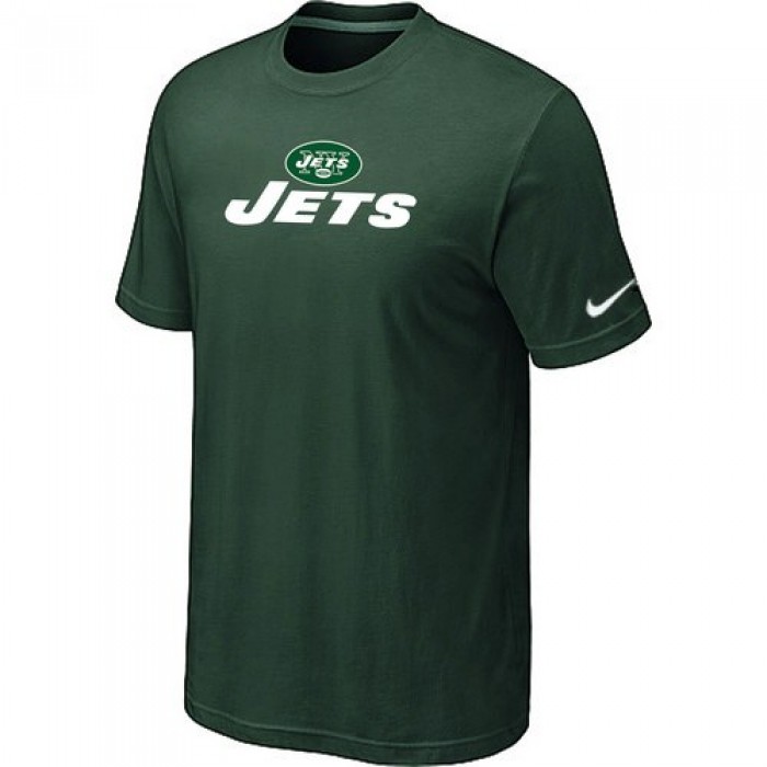 Nike New York Jets Authentic Logo T-Shirt - Team Green