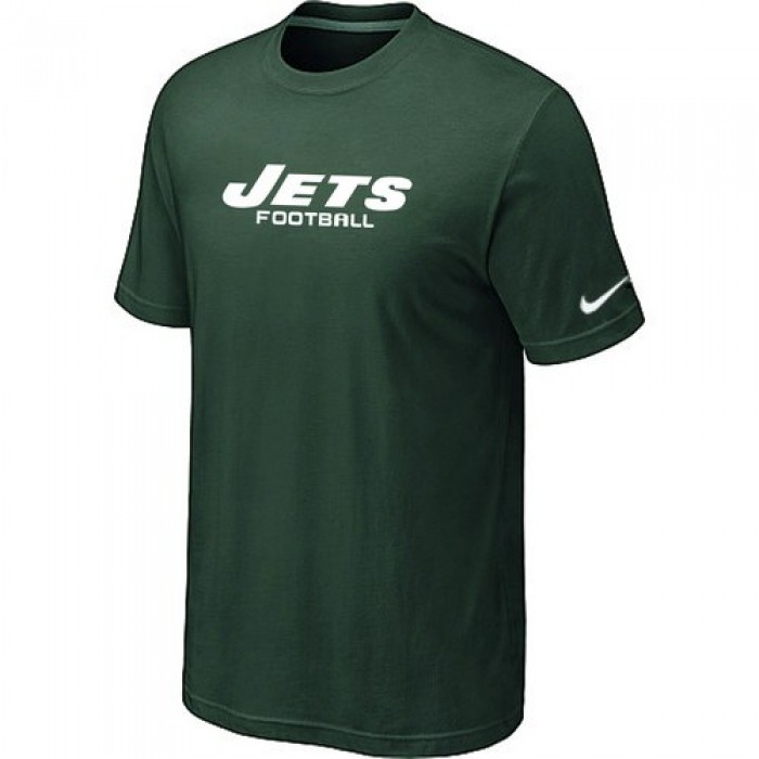 Nike New York Jets Sideline Legend Authentic Font T-Shirt Green
