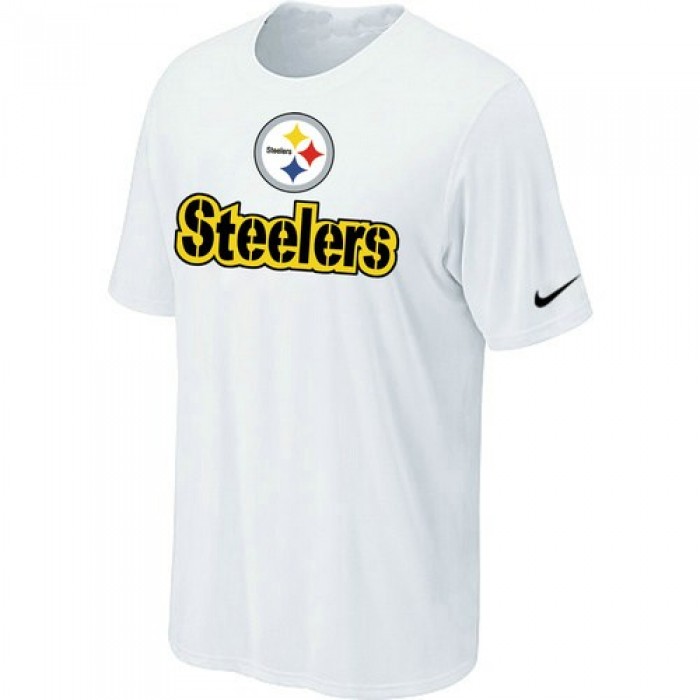 Nike Pittsburgh Steelers Authentic Logo T-Shirt White