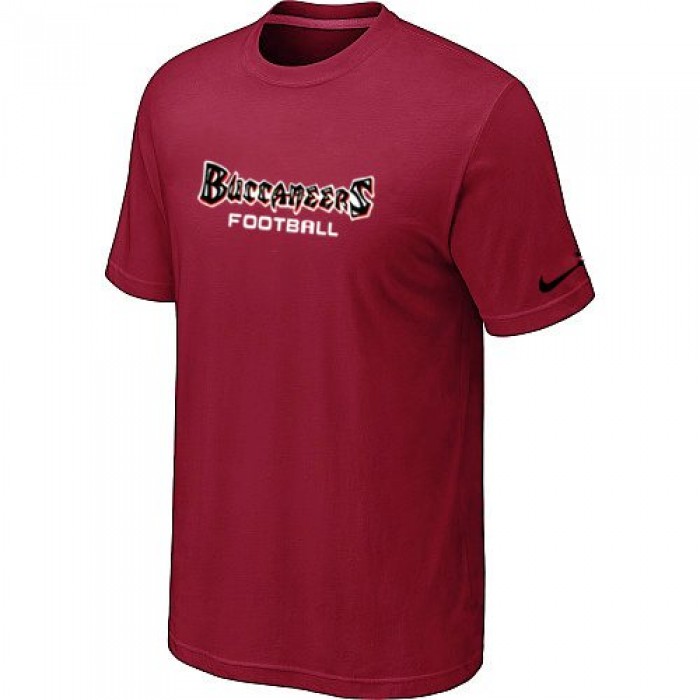 Nike Tampa Bay Buccaneers Sideline Legend Authentic Font T-Shirt Red