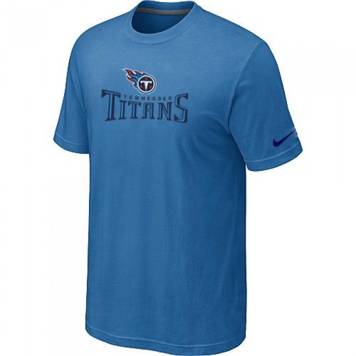 Nike Tennessee Titans Authentic Logo T-Shirt - L.Blue