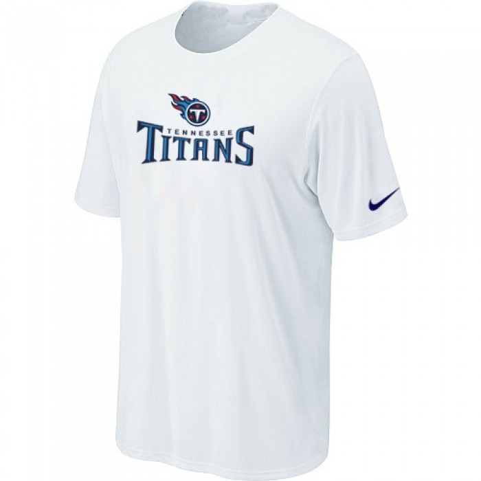 Nike Tennessee Titans Authentic Logo T-Shirt - White