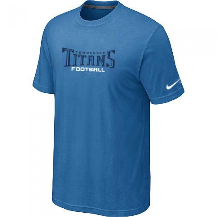 Nike Tennessee Titans Sideline Legend Authentic Font T-Shirt –L.Blue