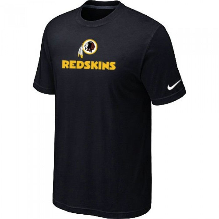 Nike Washington Redskins Authentic Logo T-Shirt Black