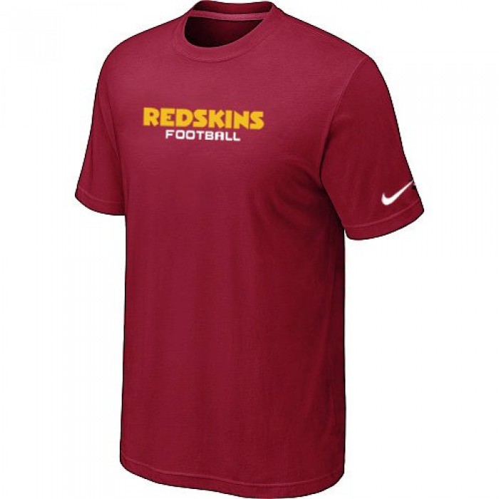 Nike Washington Redskins Sideline Legend Authentic Font T-Shirt Red