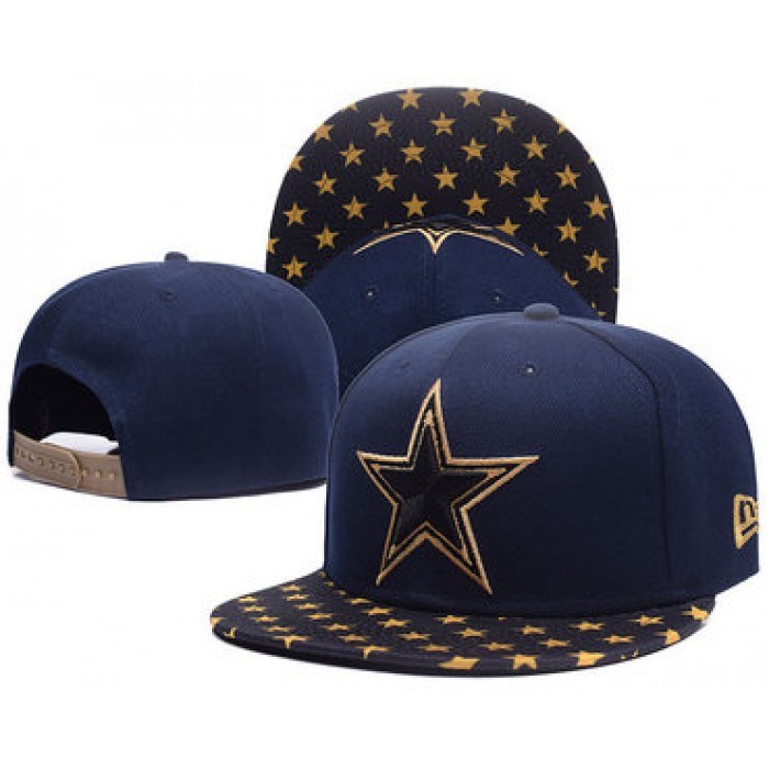 Cowboys Team Logo Navy Adjustable Hat
