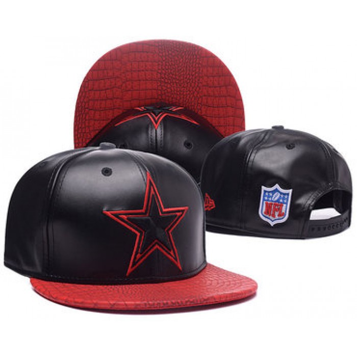 Cowboys Team Logo Black Adjustable Hat GS2