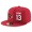 Arizona Cardinals #13 Jaron Brown Snapback Cap NFL Player Red with White Number Stitched Hat