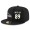 Baltimore Ravens #89 Steve Smith Sr Snapback Cap NFL Player Black with White Number Stitched Hat