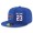 Buffalo Bills #23 Aaron Williams Snapback Cap NFL Player Royal Blue with White Number Stitched Hat