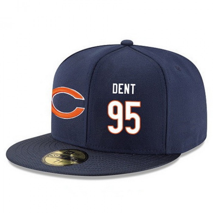 Chicago Bears #95 Richard Dent Snapback Cap NFL Player Navy Blue with White Number Stitched Hat