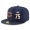 Chicago Bears #75 Kyle Long Snapback Cap NFL Player Navy Blue with White Number Stitched Hat