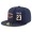 Chicago Bears #23 Kyle Fuller Snapback Cap NFL Player Navy Blue with White Number Stitched Hat