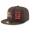 Cleveland Browns #12 Josh Gordon Snapback Cap NFL Player Brown with Orange Number Stitched Hat