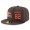 Cleveland Browns #82 Gary Barnidge Snapback Cap NFL Player Brown with Orange Number Stitched Hat