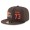 Cleveland Browns #73 Joe Thomas Snapback Cap NFL Player Brown with Orange Number Stitched Hat