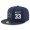 Dallas Cowboys #33 Tony Dorsett Snapback Cap NFL Player Navy Blue with White Number Stitched Hat