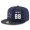 Dallas Cowboys #88 Dez Bryant Snapback Cap NFL Player Navy Blue with White Number Stitched Hat