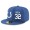 Indianapolis Colts #32 T.J. Green Snapback Cap NFL Player Royal Blue with White Number Stitched Hat