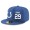 Indianapolis Colts #29 Mike Adams Snapback Cap NFL Player Royal Blue with White Number Stitched Hat