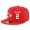 Kansas City Chiefs #2 Dustin Colquitt Snapback Cap NFL Player Red with White Number Stitched Hat