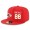 Kansas City Chiefs #88 Tony Gonzalez Snapback Cap NFL Player Red with White Number Stitched Hat