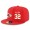Kansas City Chiefs #32 Marcus Allen Snapback Cap NFL Player Red with White Number Stitched Hat