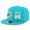 Miami Dolphins #84 Jordan Cameron Snapback Cap NFL Player Aqua Green with White Number Stitched Hat