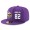 Minnesota Vikings #82 Kyle Rudolph Snapback Cap NFL Player Purple with White Number Stitched Hat