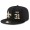 New Orleans Saints #31 Jairus Byrd Snapback Cap NFL Player Black with Gold Number Stitched Hat