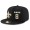 New Orleans Saints #8 Archie Manning Snapback Cap NFL Player Black with Gold Number Stitched Hat