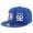 New York Giants #92 Michael Strahan Snapback Cap NFL Player Royal Blue with White Number Stitched Hat