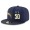 San Diego Chargers #50 Manti Te'o Snapback Cap NFL Player Navy Blue with White Number Stitched Hat