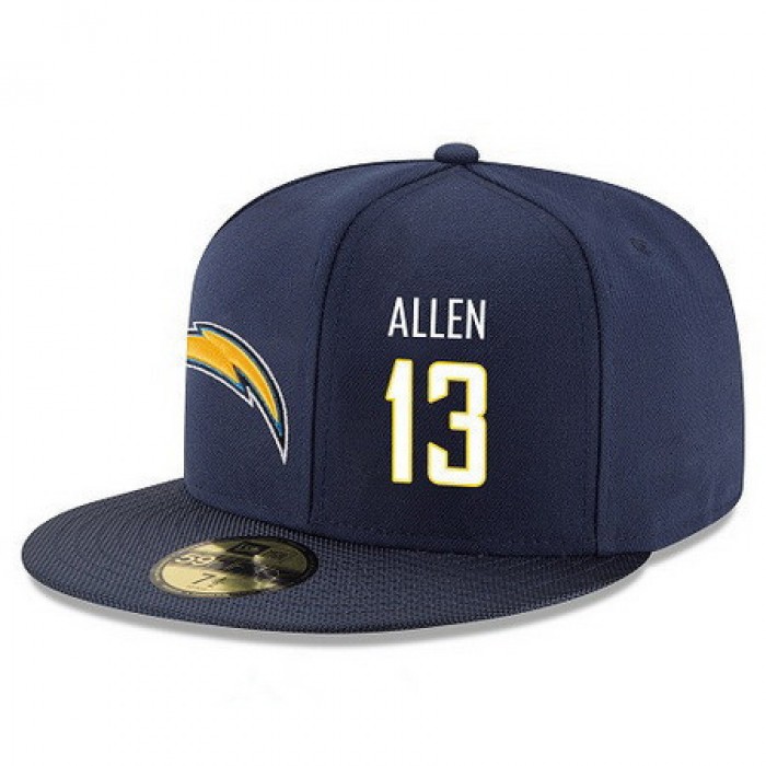 San Diego Chargers #13 Keenan Allen Snapback Cap NFL Player Navy Blue with White Number Stitched Hat