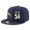 San Diego Chargers #54 Melvin Ingram Snapback Cap NFL Player Navy Blue with White Number Stitched Hat