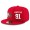 San Francisco 49ers #91 Arik Armstead Snapback Cap NFL Player Red with White Number Stitched Hat