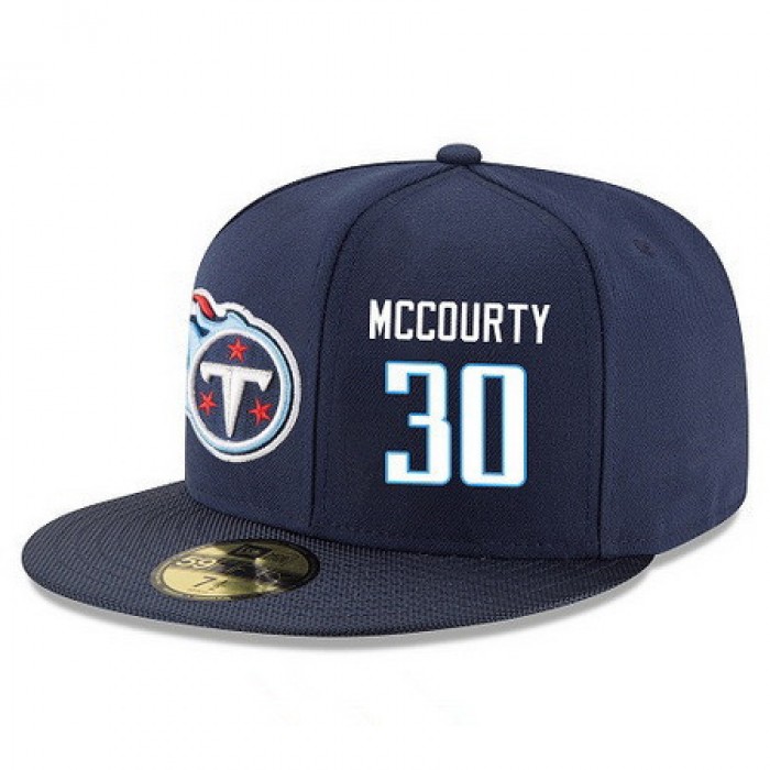 Tennessee Titans #30 Jason McCourty Snapback Cap NFL Player Navy Blue with White Number Stitched Hat